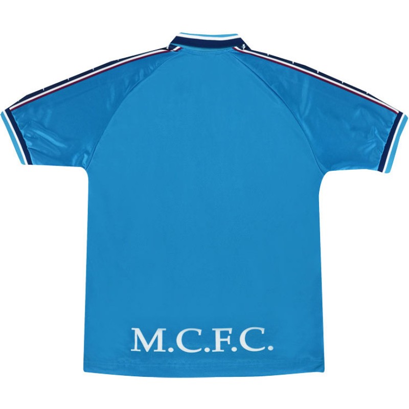 Camisa I Manchester City 1997 1998 Kappa retro Camisa I Manchester City 1997 1998 Kappa retro